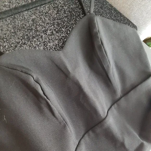 CRYSTAL DOLLS Women's Black Mini Cocktail Body Con Dress NWOT - Picture 6 of 7